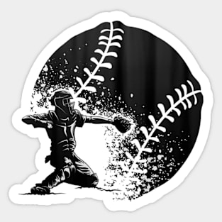 Baseball player Sticker